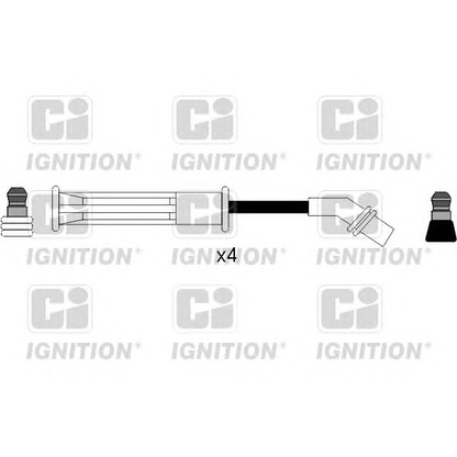 Photo Kit de câbles d'allumage QUINTON HAZELL XC871