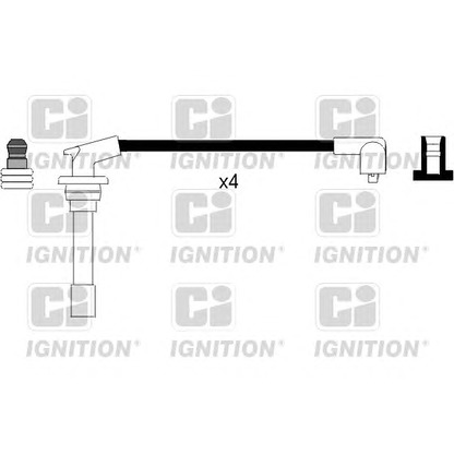 Photo Kit de câbles d'allumage QUINTON HAZELL XC879