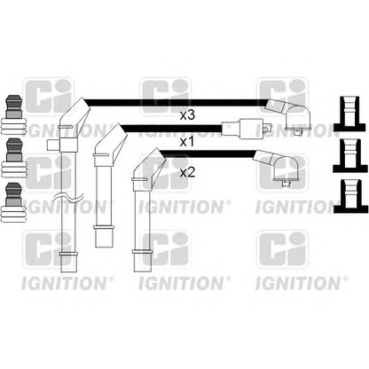 Foto Juego de cables de encendido QUINTON HAZELL XC898