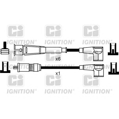 Photo Ignition Cable Kit QUINTON HAZELL XC904