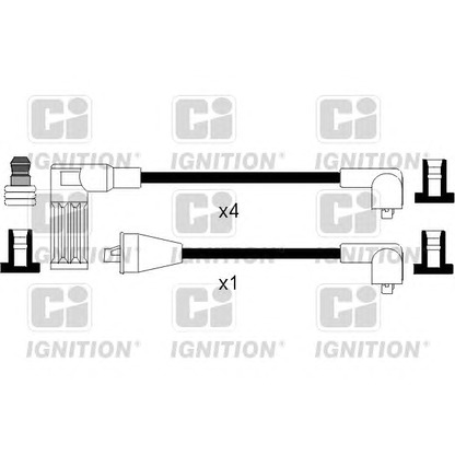 Zdjęcie Zestaw przewodów zapłonowych QUINTON HAZELL XC908