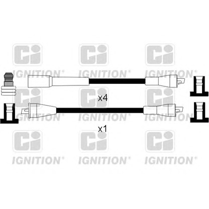 Photo Kit de câbles d'allumage QUINTON HAZELL XC912