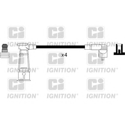 Photo Kit de câbles d'allumage QUINTON HAZELL XC914