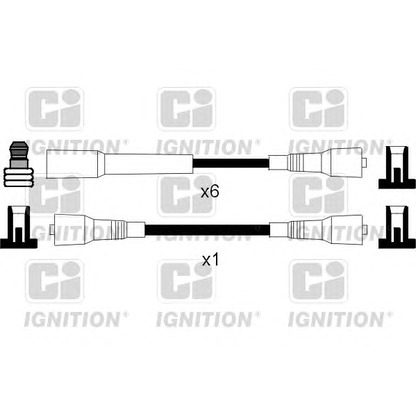 Фото Комплект проводов зажигания QUINTON HAZELL XC926