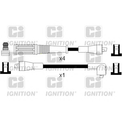 Photo Ignition Cable Kit QUINTON HAZELL XC928