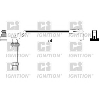 Photo Kit de câbles d'allumage QUINTON HAZELL XC934