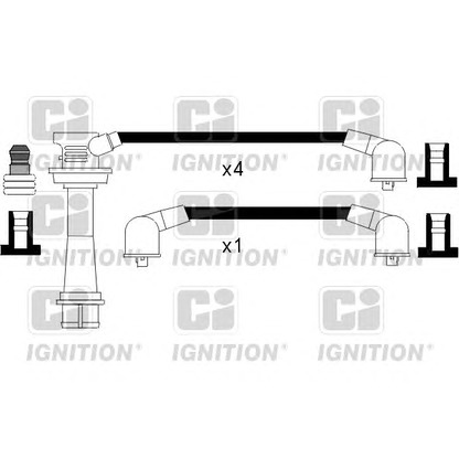 Photo Ignition Cable Kit QUINTON HAZELL XC943