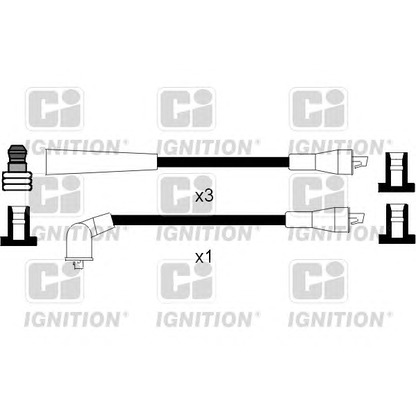 Photo Kit de câbles d'allumage QUINTON HAZELL XC944