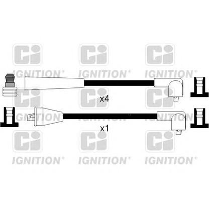 Zdjęcie Zestaw przewodów zapłonowych QUINTON HAZELL XC949