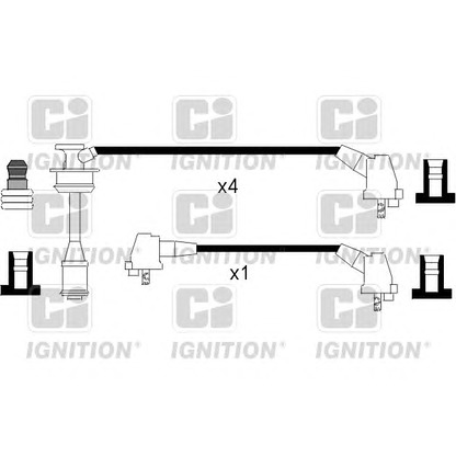 Foto Juego de cables de encendido QUINTON HAZELL XC955