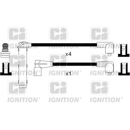 Foto Juego de cables de encendido QUINTON HAZELL XC972