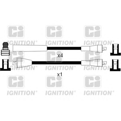 Photo Kit de câbles d'allumage QUINTON HAZELL XC990