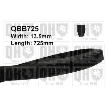 Foto Correa trapezoidal QUINTON HAZELL QBB725