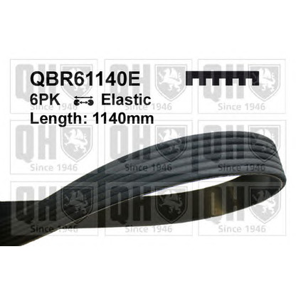 Photo V-Ribbed Belts QUINTON HAZELL QBR61140E