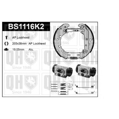 Foto Bremsbackensatz QUINTON HAZELL BS1116K2