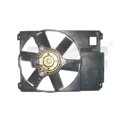 Photo Fan, radiator TYC 8091018