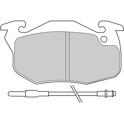 Photo Brake Pad Set, disc brake FERODO FDB393D