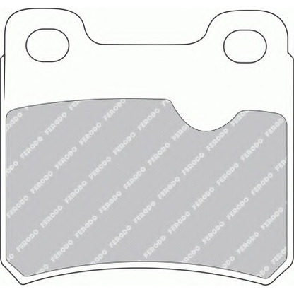 Photo Brake Pad Set, disc brake FERODO FDB586B