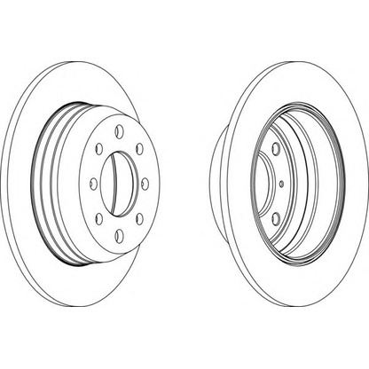 Photo Brake Disc FERODO DDF0021