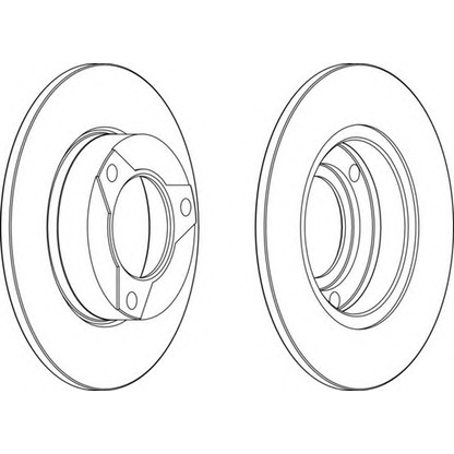 Photo Brake Disc FERODO DDF0041