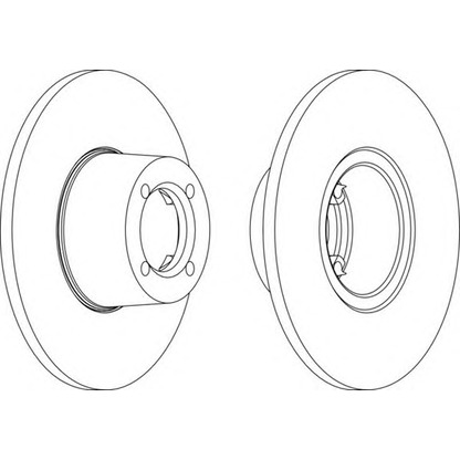 Photo Brake Disc FERODO DDF0131