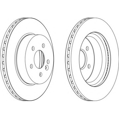 Photo Brake Disc FERODO DDF10361