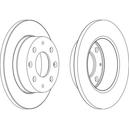 Photo Brake Disc FERODO DDF1061