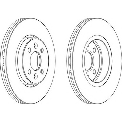 Photo Brake Disc FERODO DDF11241