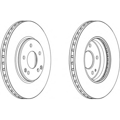 Photo Brake Disc FERODO DDF11361