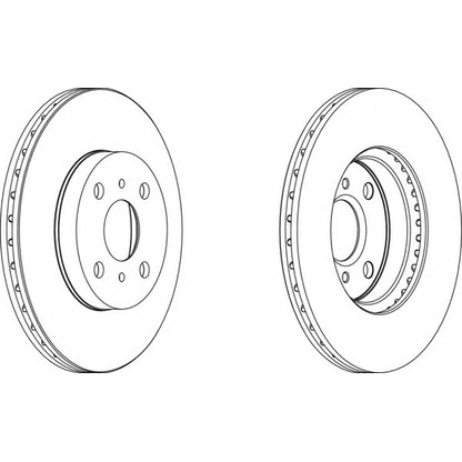 Photo Brake Disc FERODO DDF1149C1