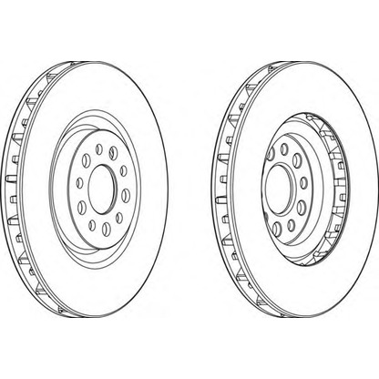 Photo Brake Disc FERODO DDF11801