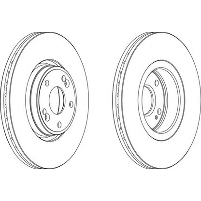 Photo Brake Disc FERODO DDF12051