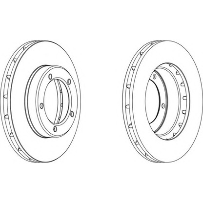 Zdjęcie Tarcza hamulcowa FERODO DDF12111