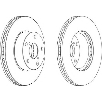 Zdjęcie Tarcza hamulcowa FERODO DDF12161