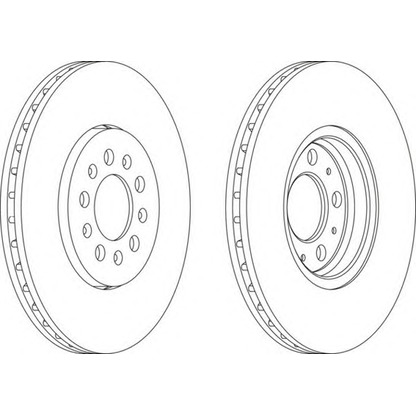 Photo Disque de frein FERODO DDF12211