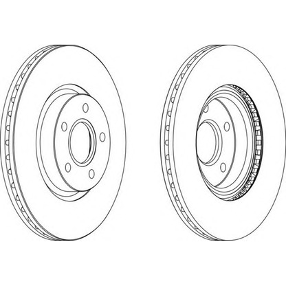 Фото Тормозной диск FERODO DDF1225C1