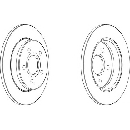 Photo Brake Disc FERODO DDF1226C1