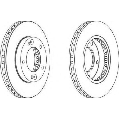 Zdjęcie Tarcza hamulcowa FERODO DDF12901
