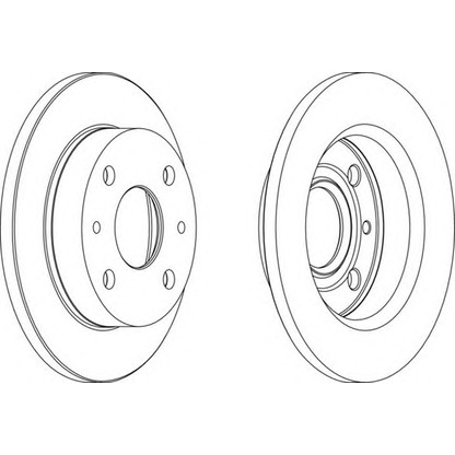 Photo Brake Disc FERODO DDF13021