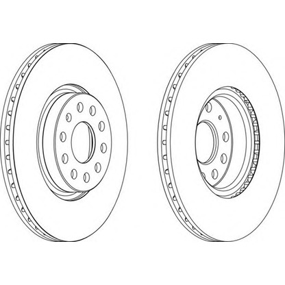 Zdjęcie Tarcza hamulcowa FERODO DDF1305C1