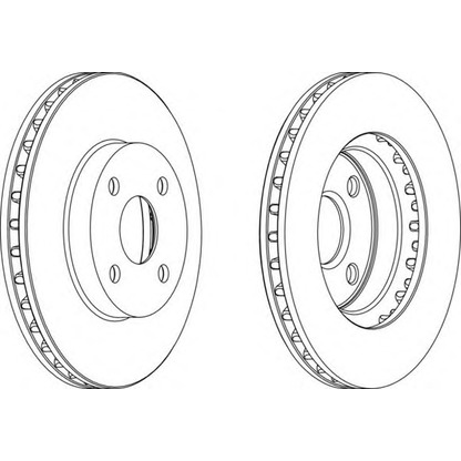 Photo Brake Disc FERODO DDF13091