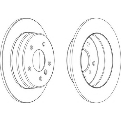 Photo Brake Disc FERODO DDF13621