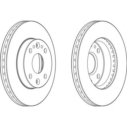 Photo Brake Disc FERODO DDF13911