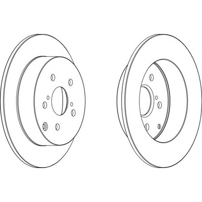 Zdjęcie Tarcza hamulcowa FERODO DDF1419C1