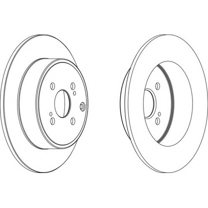 Zdjęcie Tarcza hamulcowa FERODO DDF14211