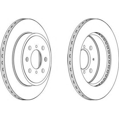 Zdjęcie Tarcza hamulcowa FERODO DDF1509C1