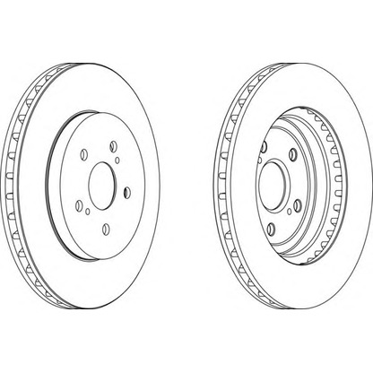 Zdjęcie Tarcza hamulcowa FERODO DDF15441