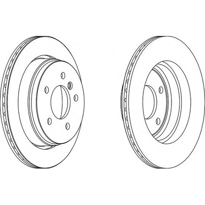 Photo Brake Disc FERODO DDF15811