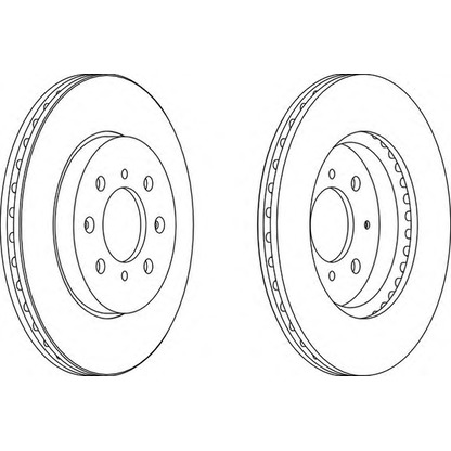 Photo Brake Disc FERODO DDF16101