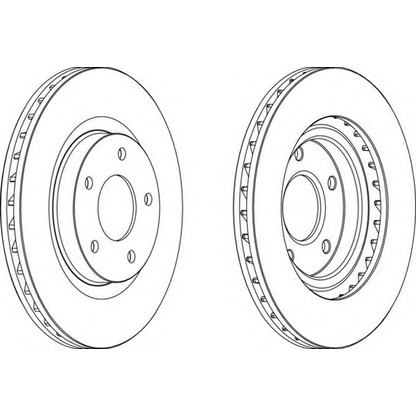 Photo Brake Disc FERODO DDF16241